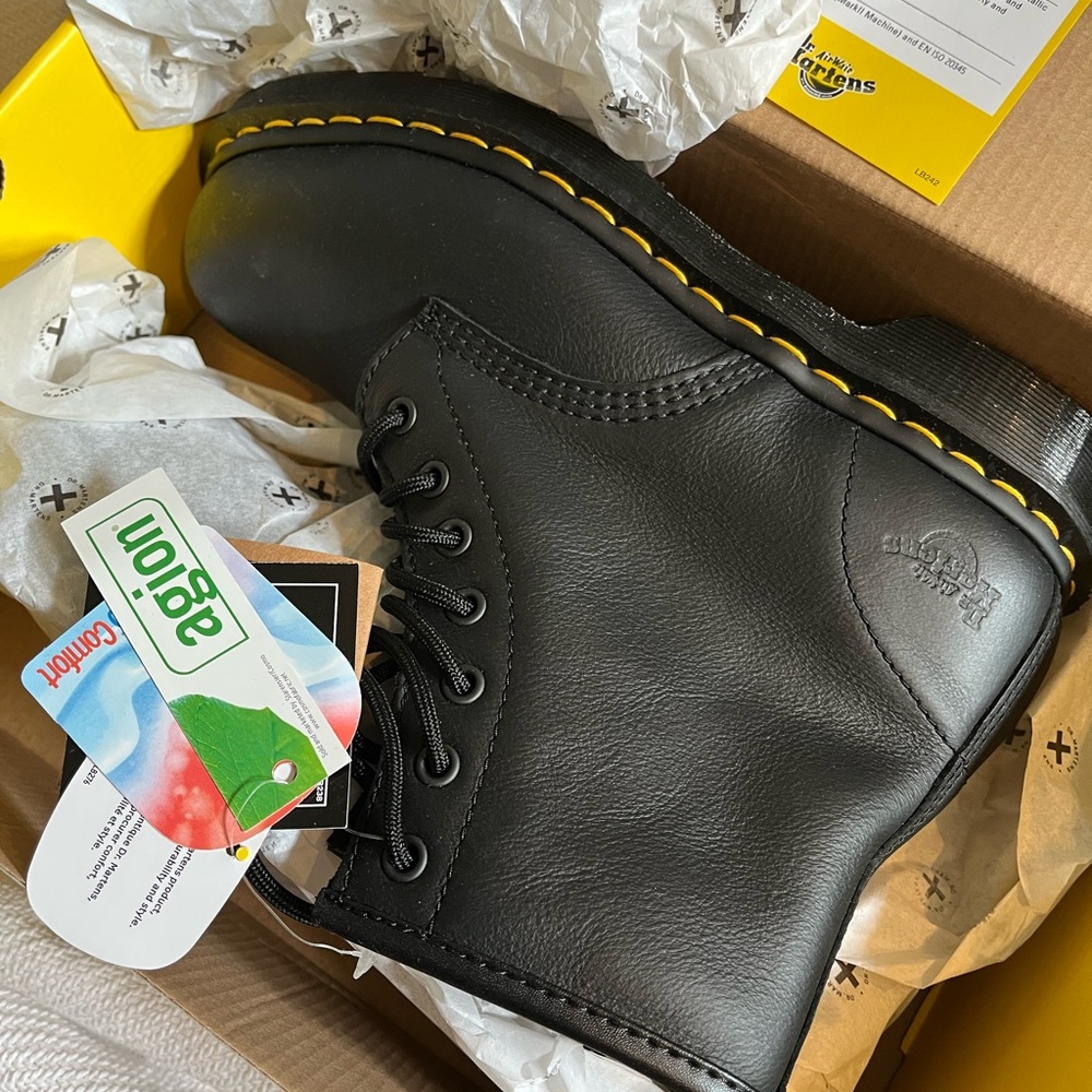 Dr. Martens Black Combat Boots
